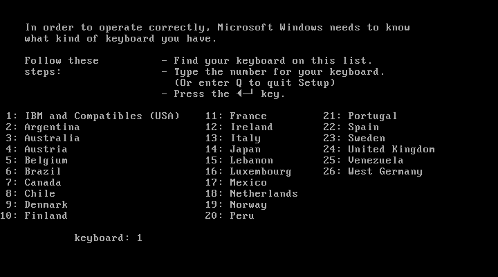 Windows 1.04 SETUP