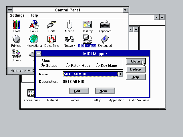 Windows 3.1x MIDI