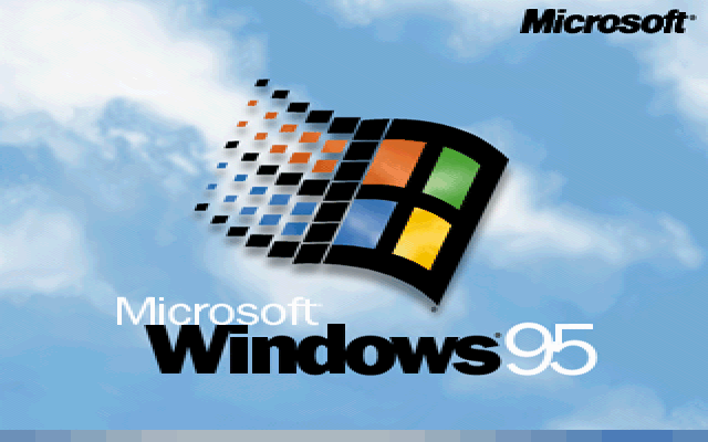 Windows 95 splash screen